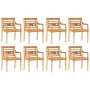 Garden dining set 9 pieces solid teak wood by vidaXL, Garden sets - Ref: Foro24-3155983, Price: 1,00 €, Discount: %