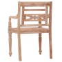 Batavia chairs 4 pcs solid whitewashed teak wood by vidaXL, Garden chairs - Ref: Foro24-3155988, Price: 412,96 €, Discount: %