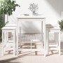 5-piece white pine wood garden table and high stools set by vidaXL, Garden sets - Ref: Foro24-3154746, Price: 346,06 €, Disco...