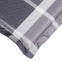 Gray Checkered Oxford Cloth Lounger Cushion 200x70x3 cm by vidaXL, Cushions for chairs and sofas - Ref: Foro24-314232, Price:...