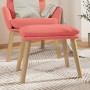 Pink velvet footstool 45x29.5x35 cm by vidaXL, Ottomans - Ref: Foro24-341439, Price: 43,15 €, Discount: %