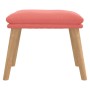 Pink velvet footstool 45x29.5x35 cm by vidaXL, Ottomans - Ref: Foro24-341439, Price: 43,15 €, Discount: %