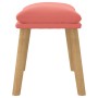 Pink velvet footstool 45x29.5x35 cm by vidaXL, Ottomans - Ref: Foro24-341439, Price: 43,15 €, Discount: %