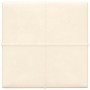 Wall panels 12 pcs cream velvet 30x30 cm 1.08 m² by vidaXL, Wall covering - Ref: Foro24-344050, Price: 36,03 €, Discount: %