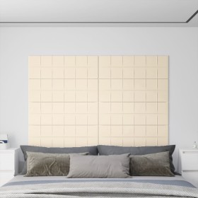 Wall panels 12 pcs cream velvet 90x30 cm 3.24 m² by vidaXL, Wall covering - Ref: Foro24-344134, Price: 72,85 €, Discount: %