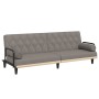 Sofá cama con reposabrazos tela gris taupe de vidaXL, Sofás - Ref: Foro24-351942, Precio: 233,99 €, Descuento: %