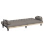 Sofá cama con reposabrazos tela gris taupe de vidaXL, Sofás - Ref: Foro24-351942, Precio: 233,99 €, Descuento: %