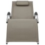 Loungers 2 units textilene gray taupe and gray by vidaXL, Loungers - Ref: Foro24-310519, Price: 129,76 €, Discount: %