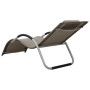 Loungers 2 units textilene gray taupe and gray by vidaXL, Loungers - Ref: Foro24-310519, Price: 129,76 €, Discount: %