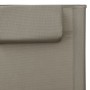 Loungers 2 units textilene gray taupe and gray by vidaXL, Loungers - Ref: Foro24-310519, Price: 129,76 €, Discount: %