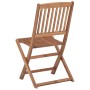 8 pcs folding garden chairs and solid acacia wood cushions by vidaXL, Garden chairs - Ref: Foro24-3075042, Price: 407,69 €, D...