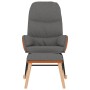 Rocking chair with footrest in light gray fabric by vidaXL, Rocking chairs - Ref: Foro24-3097401, Price: 167,63 €, Discount: %