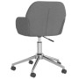 Swivel dining chairs 2 units light gray fabric by vidaXL, dining chairs - Ref: Foro24-3103086, Price: 161,99 €, Discount: %