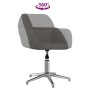 Sillas de comedor giratorias 2 unidades tela gris oscuro de vidaXL, Sillas de comedor - Ref: Foro24-3103031, Precio: 159,03 €...