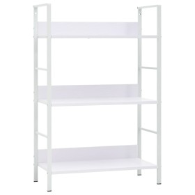 3-tier white engineered wood shelf 60x27.6x90.5cm by vidaXL, Bookcases and shelves - Ref: Foro24-288220, Price: 57,99 €, Disc...