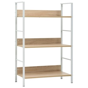 3-level engineered oak wood shelf 60x27.6x90.5 cm by vidaXL, Bookcases and shelves - Ref: Foro24-288221, Price: 58,99 €, Disc...