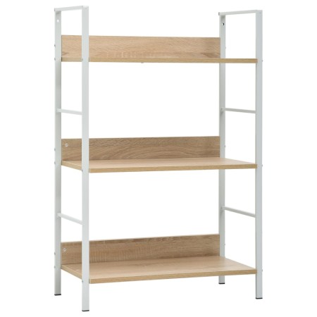 3-level engineered oak wood shelf 60x27.6x90.5 cm by vidaXL, Bookcases and shelves - Ref: Foro24-288221, Price: 60,91 €, Disc...