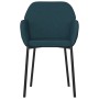 Sillas de comedor 2 unidades terciopelo azul de vidaXL, Sillas de comedor - Ref: Foro24-344700, Precio: 110,44 €, Descuento: %