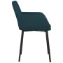 Sillas de comedor 2 unidades terciopelo azul de vidaXL, Sillas de comedor - Ref: Foro24-344700, Precio: 110,44 €, Descuento: %