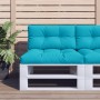 Pallet cushions 2 pieces turquoise fabric by vidaXL, Cushions for chairs and sofas - Ref: Foro24-360732, Price: 62,99 €, Disc...