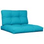 Pallet cushions 2 pieces turquoise fabric by vidaXL, Cushions for chairs and sofas - Ref: Foro24-360732, Price: 62,99 €, Disc...