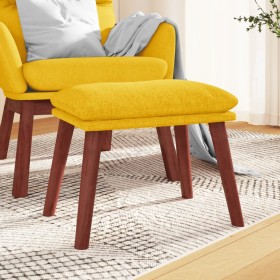 Mustard yellow fabric footstool 45x29.5x35 cm by vidaXL, Ottomans - Ref: Foro24-341464, Price: 46,99 €, Discount: %