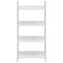 4-stufiges Regal aus weißem Holzwerkstoff, 60 x 27,6 x 124,5 cm von vidaXL, Bücherregale und Regale - Ref: Foro24-288224, Pre...