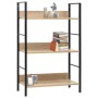 3-stufiges Regal aus technischem Eichenholz, 60 x 27,6 x 90,5 cm von vidaXL, Bücherregale und Regale - Ref: Foro24-288219, Pr...