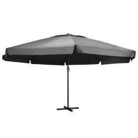 Garden umbrella with anthracite gray aluminum pole 600 cm by vidaXL, Umbrellas - Ref: Foro24-47372, Price: 294,99 €, Discount: %