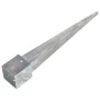 Ground spikes 6 pcs silver galvanized steel 12x12x89 cm by vidaXL, Spikes for anchoring in the ground - Ref: Foro24-145426, P...