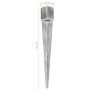 Ground spikes 6 pcs silver galvanized steel 12x12x89 cm by vidaXL, Spikes for anchoring in the ground - Ref: Foro24-145426, P...