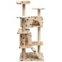 Cat scratching post sisal scratching post 125cm beige prints by vidaXL, Cat furniture - Ref: Foro24-170478, Price: 90,99 €, D...