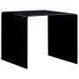 Mesa de centro de vidrio templado negro 50x50x45 cm de vidaXL, Mesas de centro - Ref: Foro24-284723, Precio: 154,94 €, Descue...