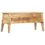 Solid mango wood storage box 99x35x48 cm by vidaXL, Storage trunks - Ref: Foro24-286462, Price: 185,51 €, Discount: %