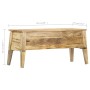 Solid mango wood storage box 99x35x48 cm by vidaXL, Storage trunks - Ref: Foro24-286462, Price: 185,51 €, Discount: %