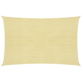 Toldo de vela HDPE beige 160 g/m² 2,5x3,5 m de vidaXL, Sombrillas - Ref: Foro24-311123, Precio: 33,26 €, Descuento: %