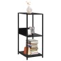 Small black engineered wood shelf 33.5x39.6x79.7 cm by vidaXL, Bookcases and shelves - Ref: Foro24-288232, Price: 46,40 €, Di...