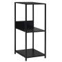 Estantería pequeña madera de ingeniería negro 33,5x39,6x79,7 cm de vidaXL, Librerías y estanterías - Ref: Foro24-288232, Prec...