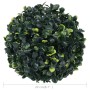 Bolas de boj artificial 2 unidades 22 cm de vidaXL, Flora artificial - Ref: Foro24-315468, Precio: 21,94 €, Descuento: %