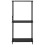 Estantería pequeña madera de ingeniería negro 33,5x39,6x79,7 cm de vidaXL, Librerías y estanterías - Ref: Foro24-288232, Prec...