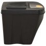 Stackable trash cans 3 pieces anthracite gray 75 L by vidaXL, Garbage cans and trash cans - Ref: Foro24-316184, Price: 55,47 ...