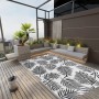 Black PP outdoor rug 140x200 cm by vidaXL, Outdoor protectors - Ref: Foro24-317013, Price: 30,40 €, Discount: %