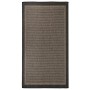 Alfombra de exterior de tejido plano marrón oscuro 80x150 cm de vidaXL, Alfombras - Ref: Foro24-340841, Precio: 25,20 €, Desc...