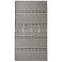 Black striped flat weave outdoor rug 80x150 cm by vidaXL, Rugs - Ref: Foro24-340848, Price: 26,67 €, Discount: %