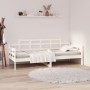 Sofá cama madera maciza de pino blanco 90x200 cm de vidaXL, Camas y somieres - Ref: Foro24-820328, Precio: 112,09 €, Descuent...