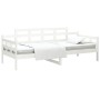 Solid white pine wood sofa bed 90x200 cm by vidaXL, Beds and slatted bases - Ref: Foro24-820328, Price: 112,99 €, Discount: %