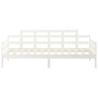 Sofá cama madera maciza de pino blanco 90x200 cm de vidaXL, Camas y somieres - Ref: Foro24-820328, Precio: 112,09 €, Descuent...