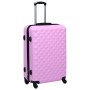 Set of 2 pink hardshell suitcases with wheels made of ABS. by vidaXL, Suitcases - Ref: Foro24-92429, Price: 123,90 €, Discoun...