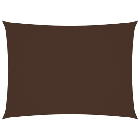 Rectangular sail awning brown Oxford fabric 5x6 m by vidaXL, Umbrellas - Ref: Foro24-135824, Price: 89,99 €, Discount: %