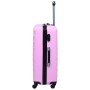 Set of 2 pink hardshell suitcases with wheels made of ABS. by vidaXL, Suitcases - Ref: Foro24-92429, Price: 123,90 €, Discoun...